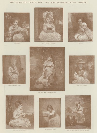 Le centenaire de Reynolds, les chefs-d
